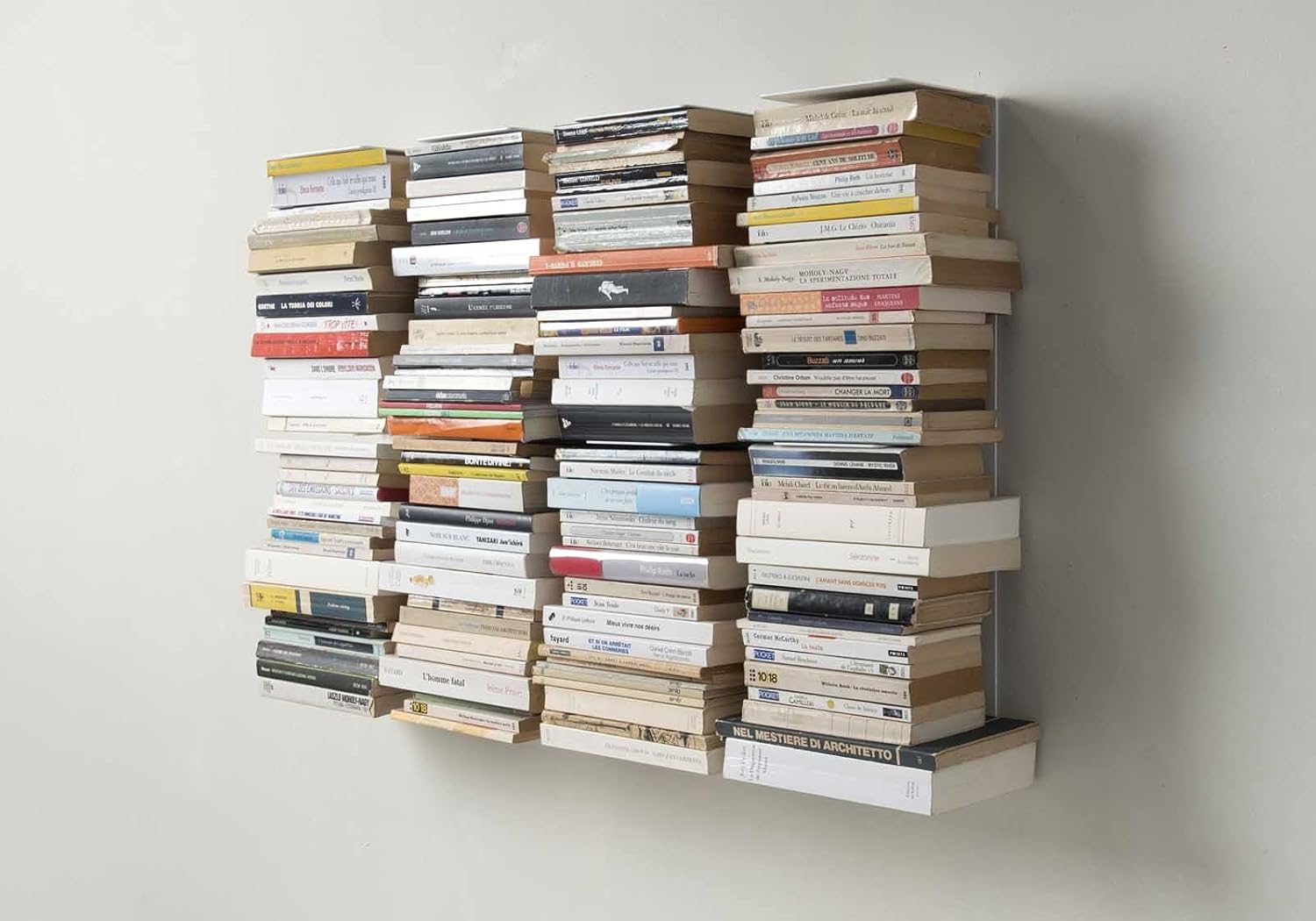 TEEbooks Bücherregal, vertikal, 60 cm, Weiß