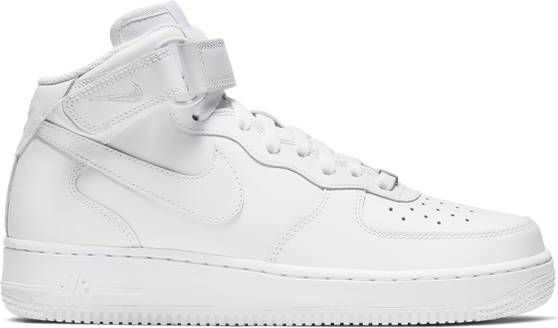 Nike Air Force 1 Mid basisschool Schoenen White Leer Textil Foot Locker