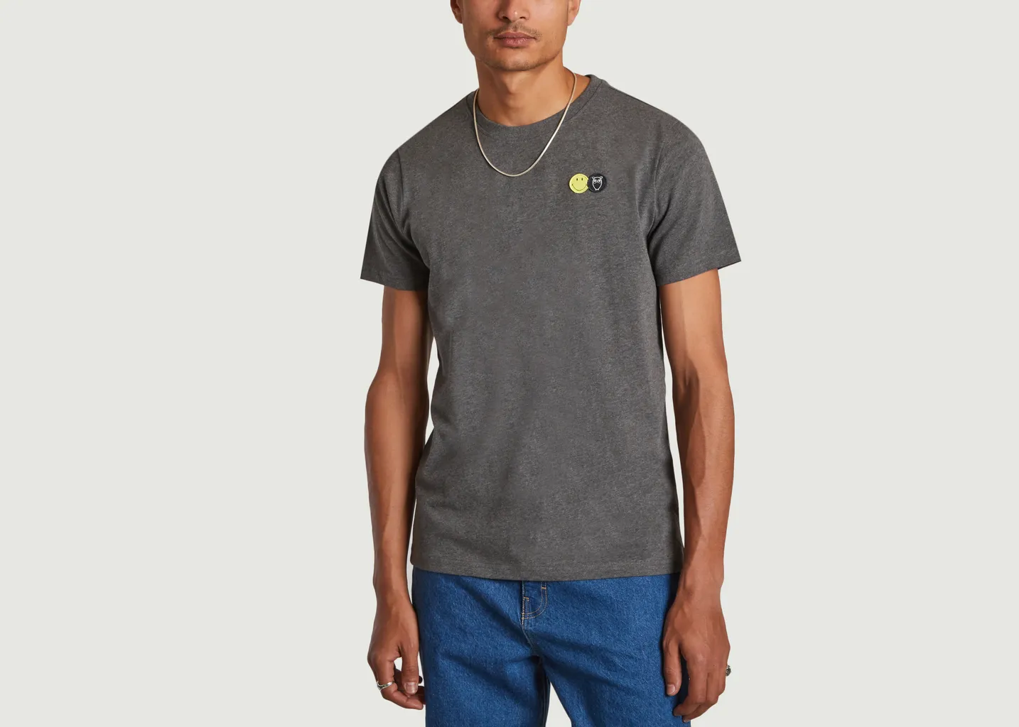 T-shirt Smiley Embroidery KCA