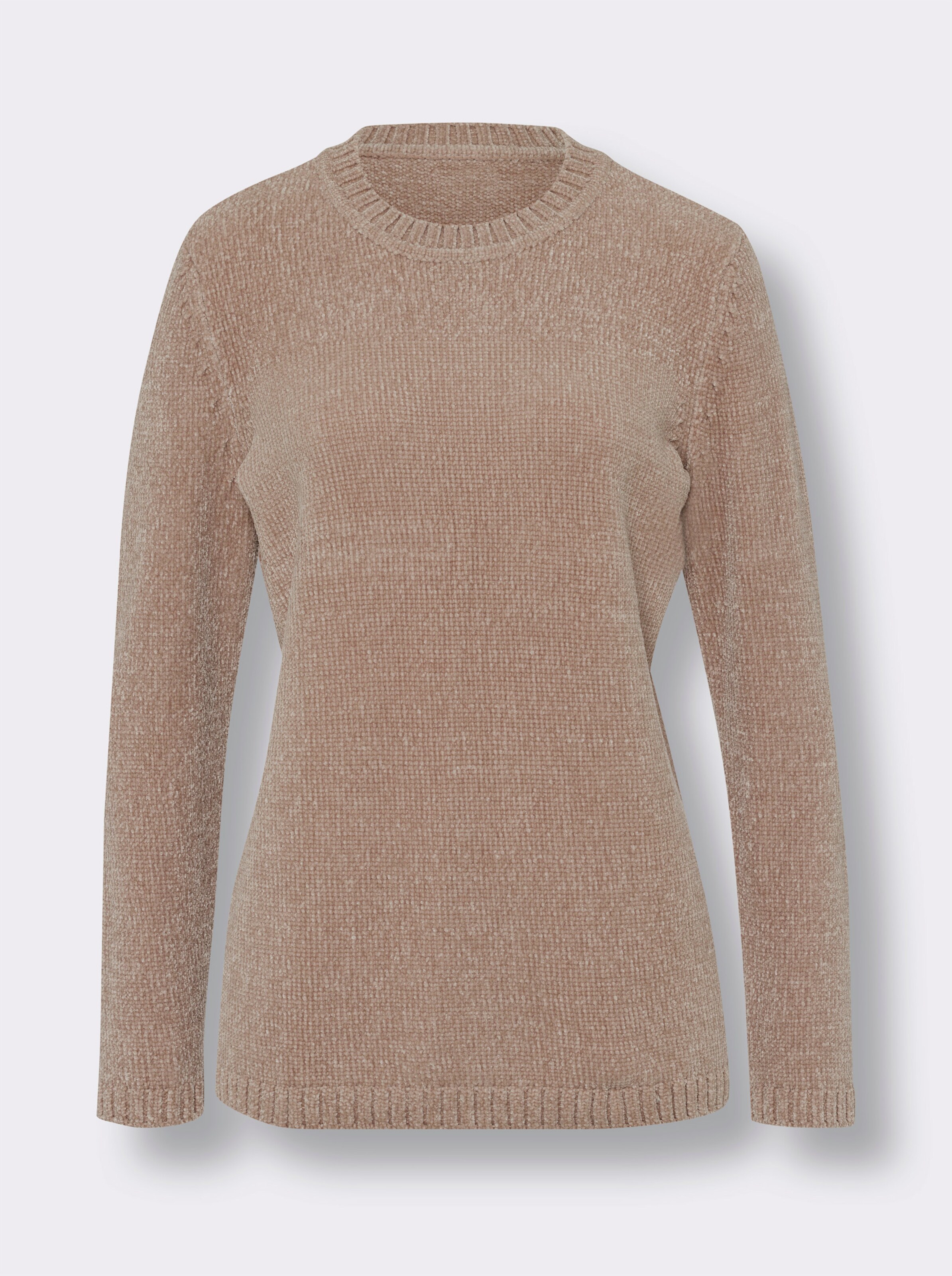 Langarm-Pullover in Chenille-Qualität