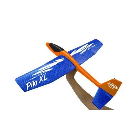 Pilo XL Schaumwurfgleiter EPP Tragfläche blau Rumpf orange
