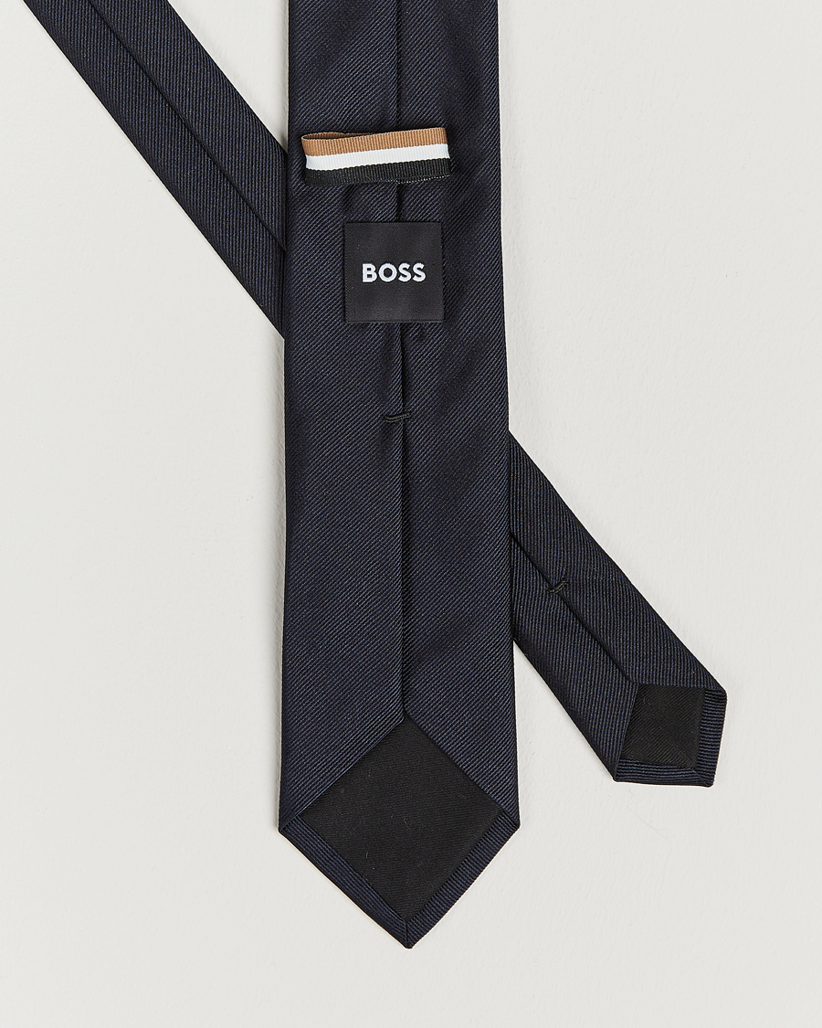 Silk 7,5 cm Tie Dark Blue