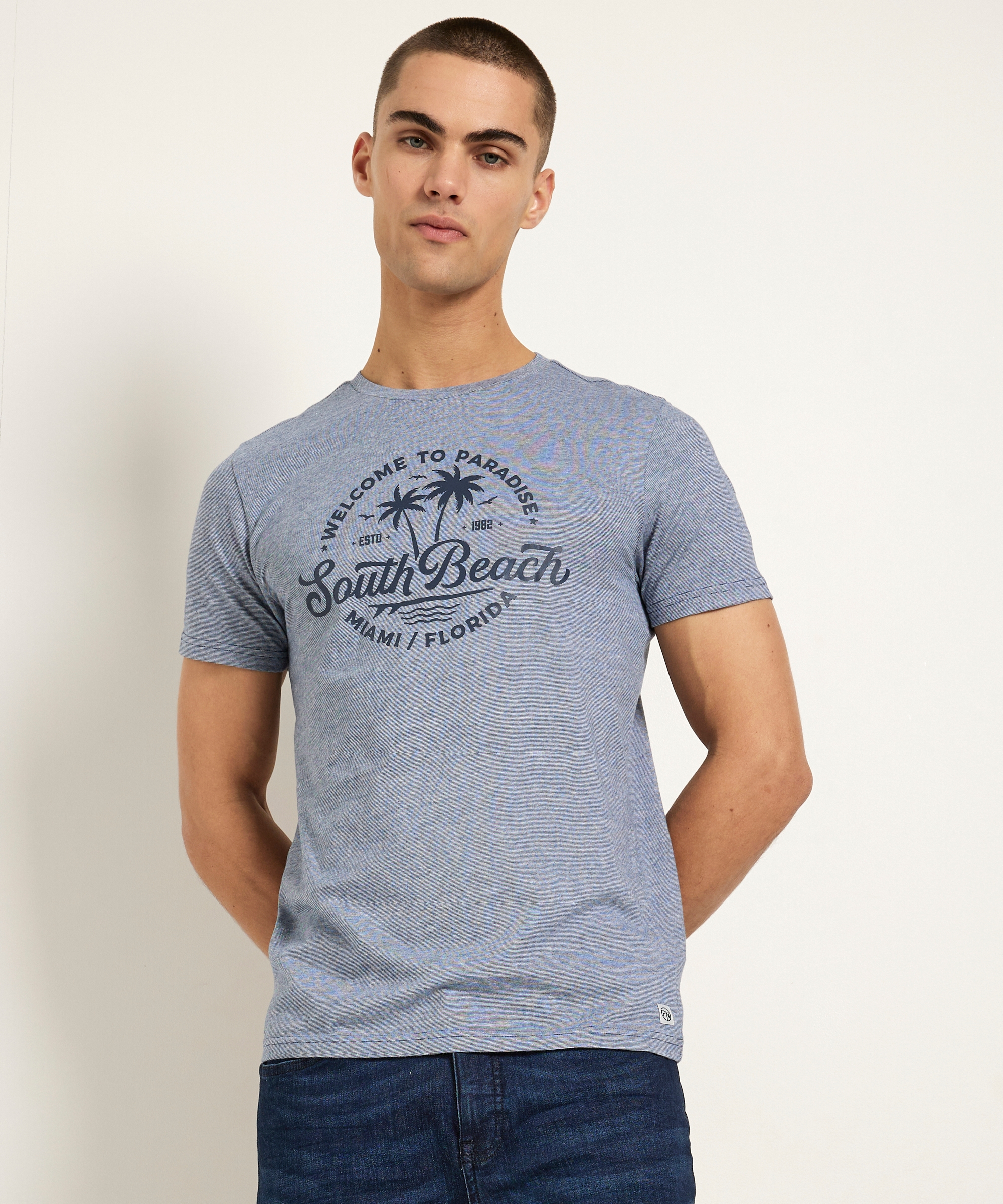 t-shirt met frontprint