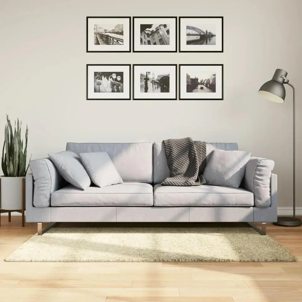vidaXL - Vloerkleed - Gold - 80 x 150 cm