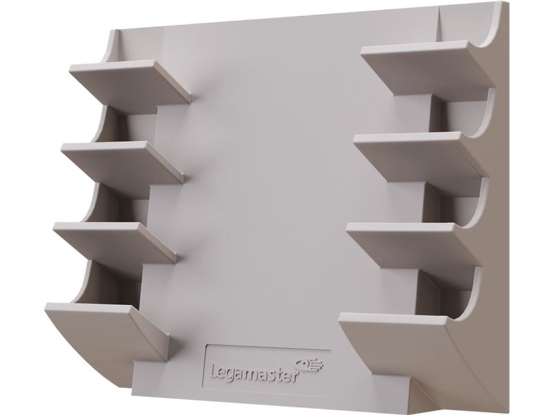 Legamaster Stiftehalter für Whiteboards, Taupe Magnetischer Markerhalter