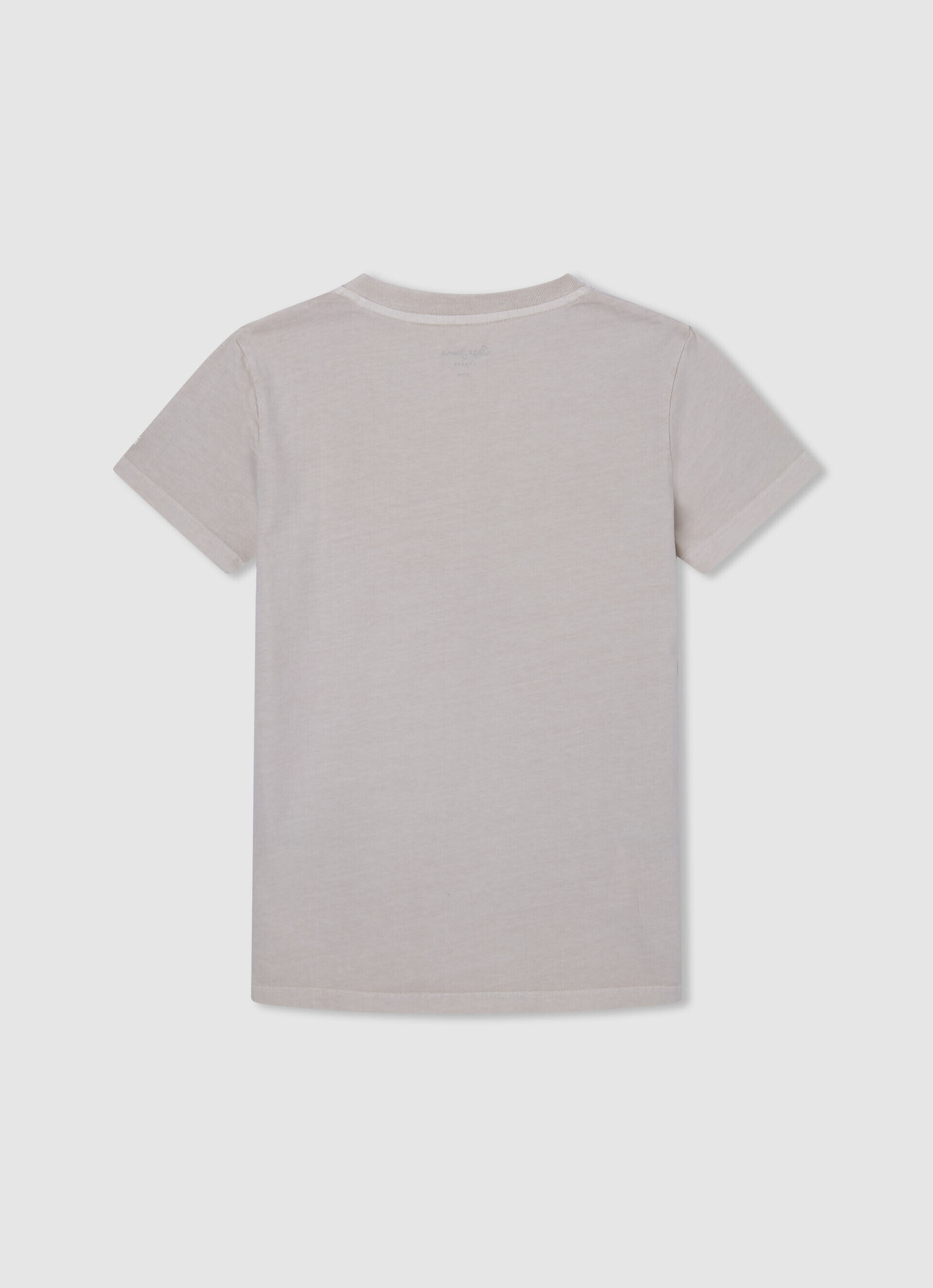 CAMISETA COM LOGOTIPO ESTAMPADO - branco marfim