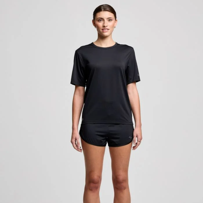 Saucony Dame T-shirts Stopwatch SS Tee Sort