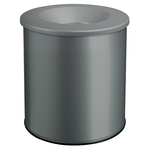 Corbeille neo anti-feu 15l - gris clair 9022
