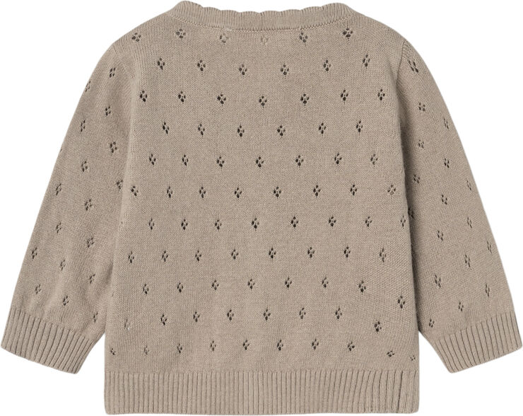Lil' Atelier NBFNIMI LS KNIT CARD LIL Etherea