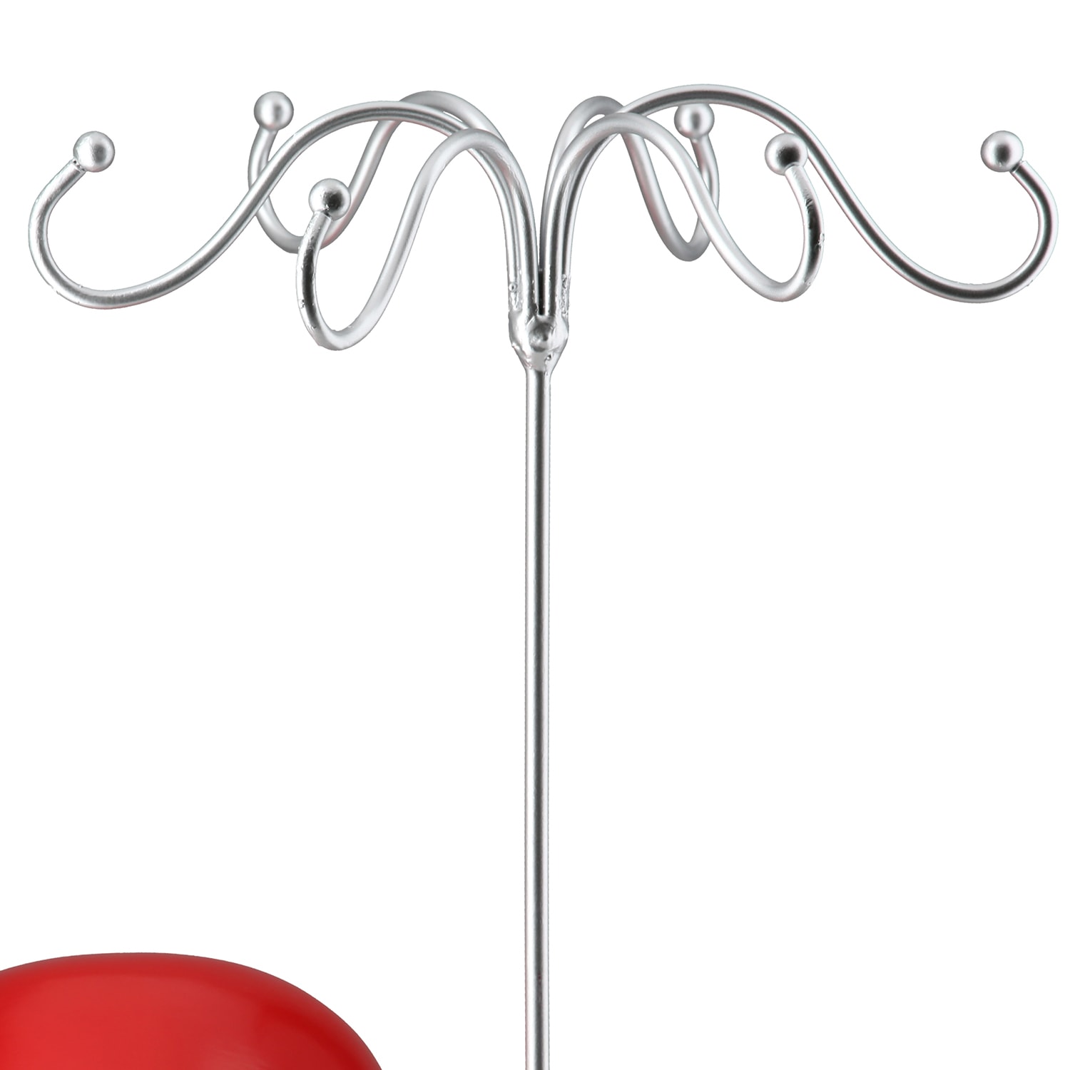 GILDE Schmuck Etagere »Figur; Schmuckständer Frau Chloe rot; silberfarben H. 39,5 cm«