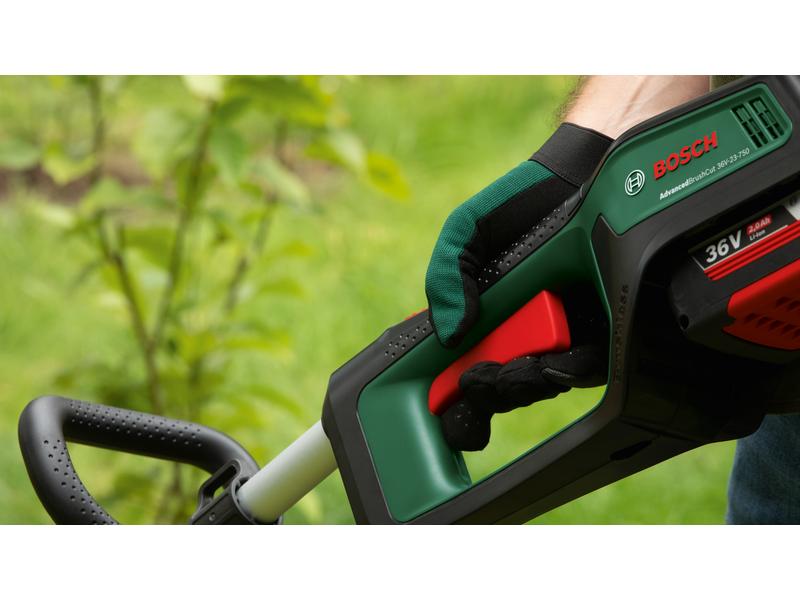 Bosch Akku-Rasentrimmer AdvancedBrushCut, Baretool, 36 V-23 Rasentrimmer ohne Akku mit bürstenlosem Motor für den Hausgebrauch