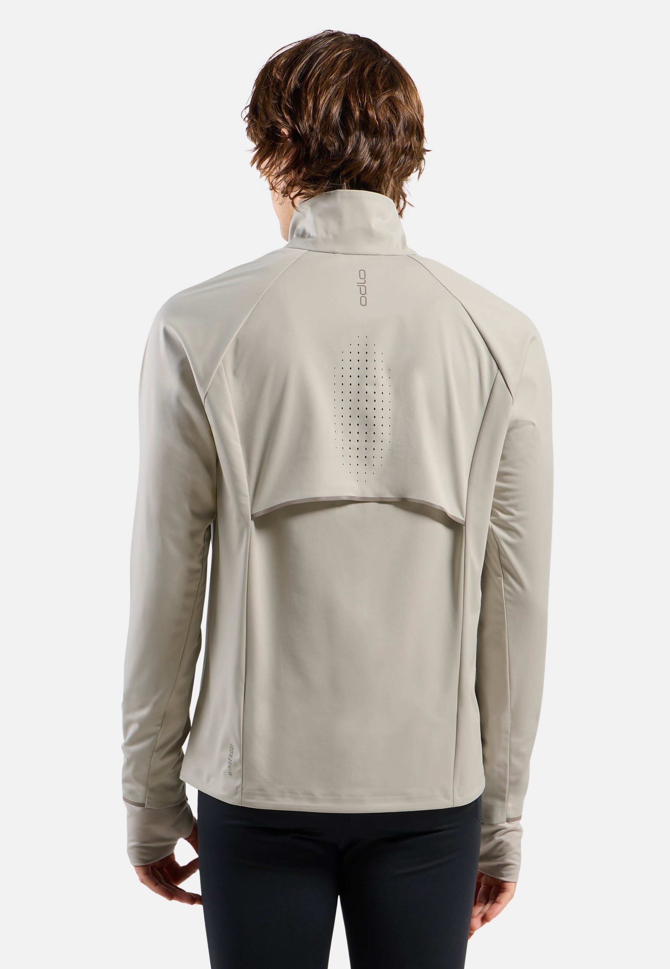 Zeroweight Pro Warm Laufjacke 2.0 in silver cloud