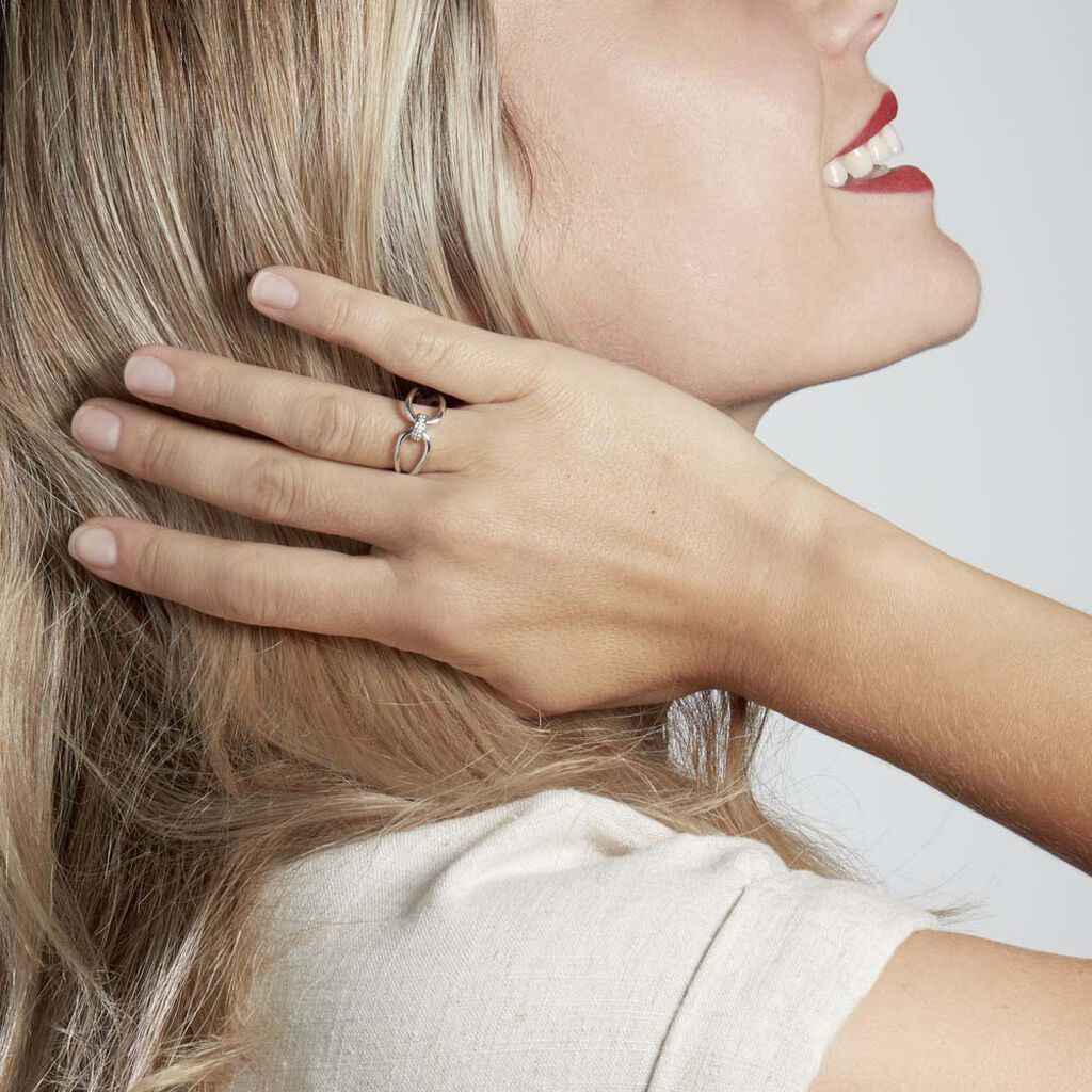 Bague Colas Argent Oxyde De Zirconium