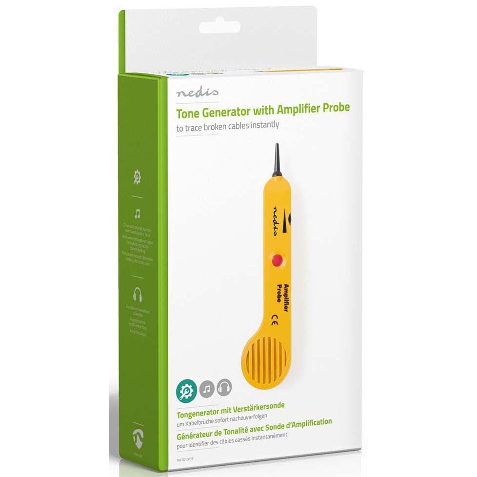 Nedis NWTG100YE kabeltester met toongenerator