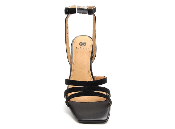 Fugitive nu pieds talons femme imulou noir