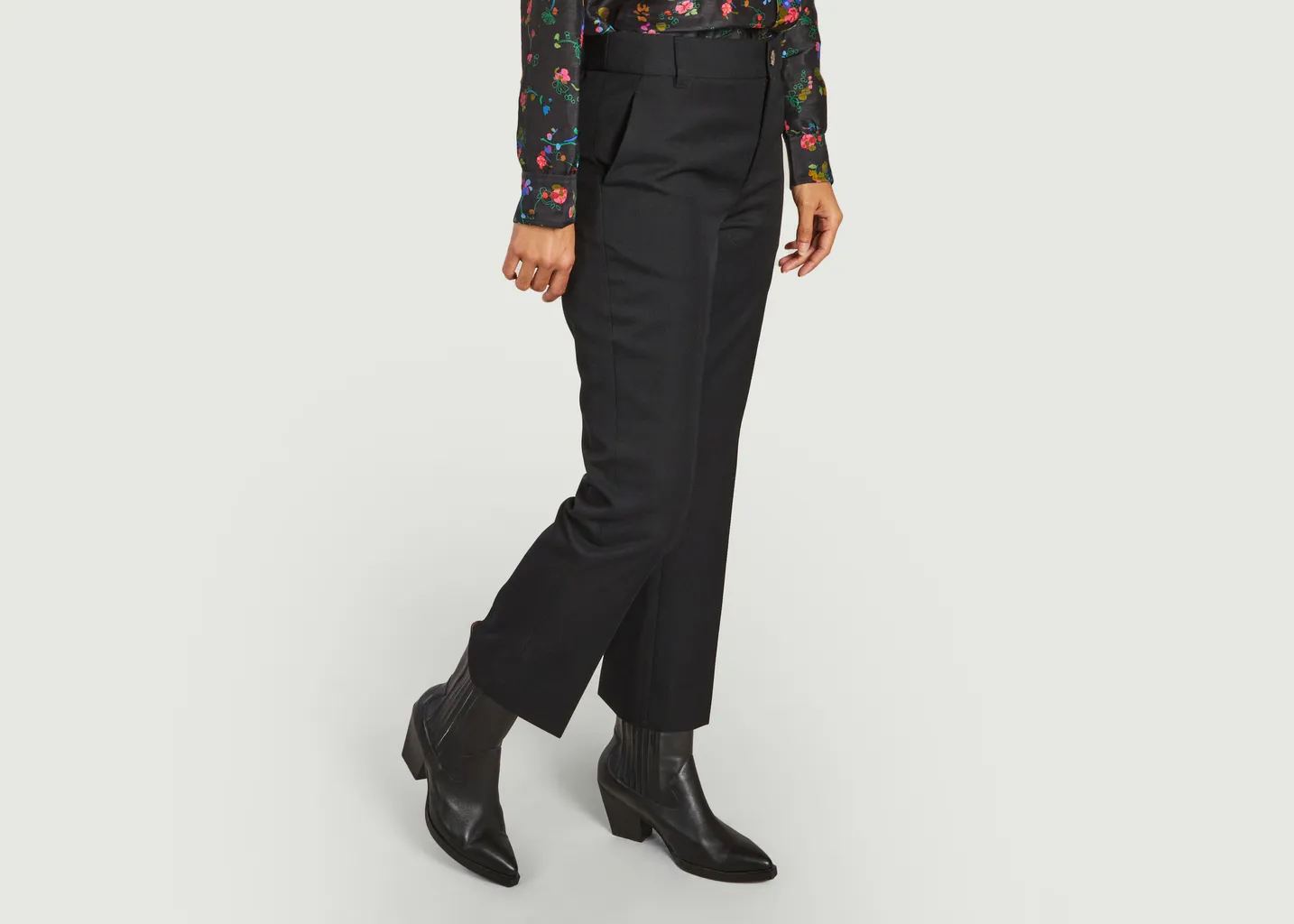 Pantalon en gabardine de laine Edgar Soeur