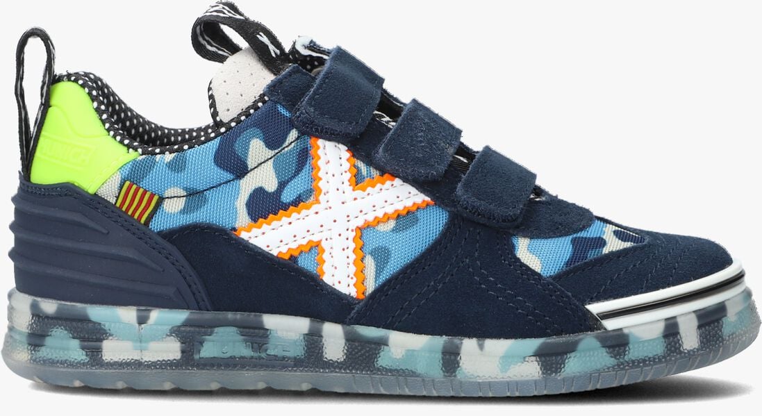 MUNICH blauwe munich lage sneakers g3 velcro