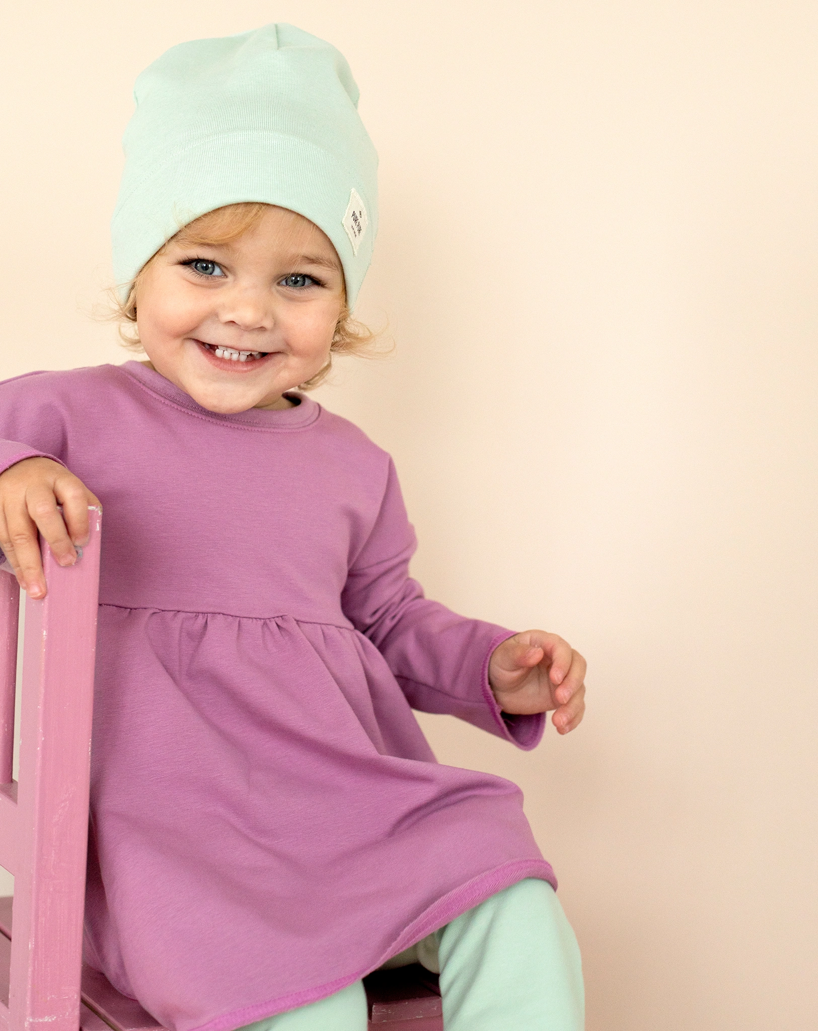 Sweatkleid PURE BASIC in mauve