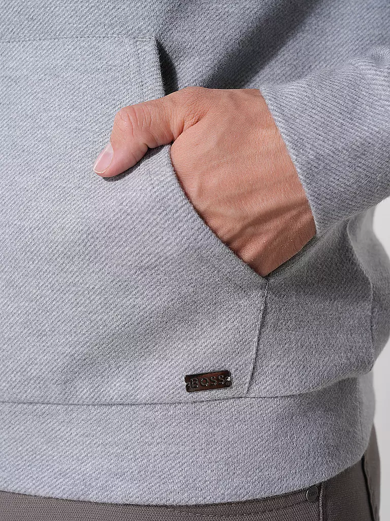 BOSS Loungewear Sweater grau