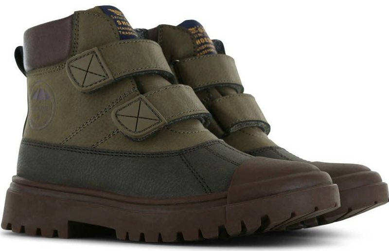 Shoesme - SW25W009 - Enkellaarsjes - Groen - Jongens