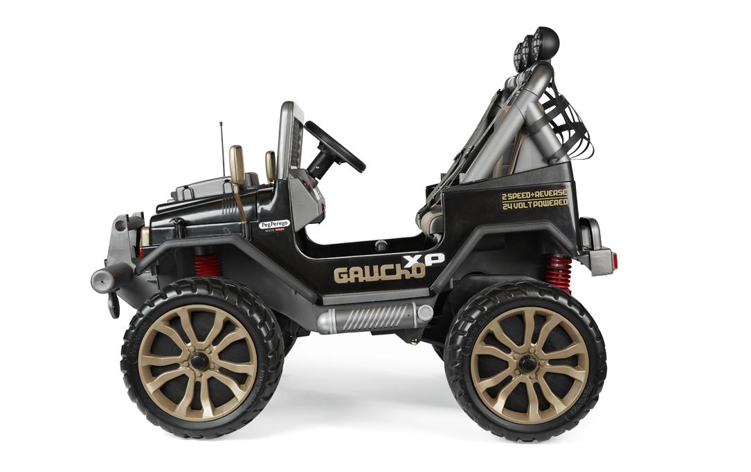 Minicar Gaucho XP Schwarz<br>Leistungsstarker, elektrischer Geländewagen für Kinder