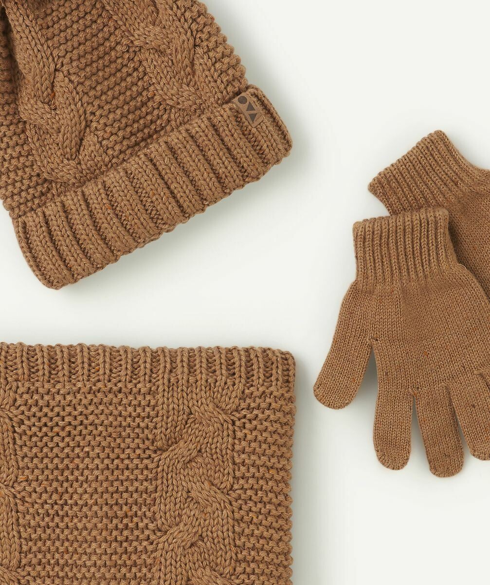 TAPE A L'OEIL<br>Conjunto de 3 peças: gorro + luvas + cachecol