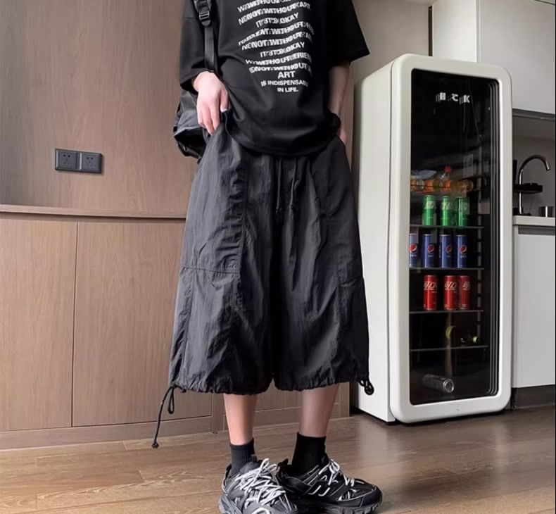 Oakjam - Mid Rise Wide Leg Shorts