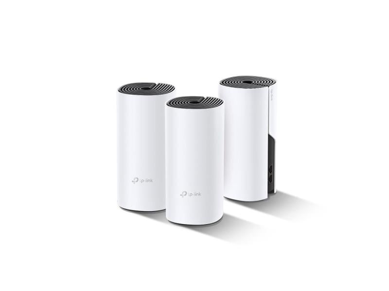 TP-Link Mesh-System Deco P9 Hybrid WiFi mit Powerline 3er-S Powerline-Mesh-WLAN Set (AC1200   AV1000) 3-er Set