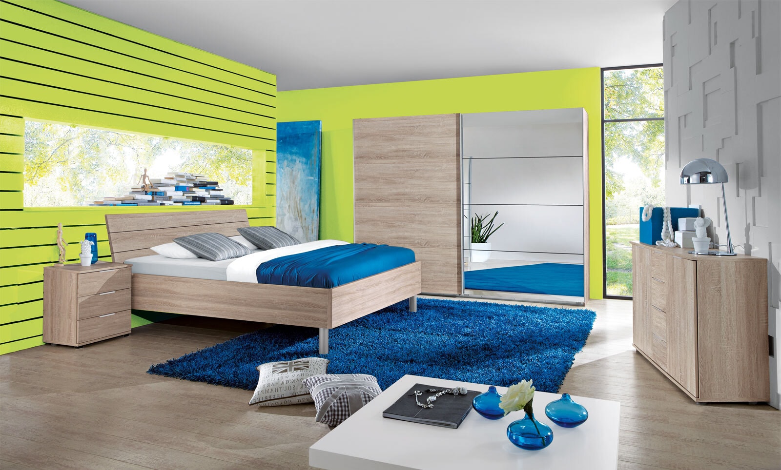 Kopfteil Easy Beds Eiche sägerau Nachbildung ca. 188 x 50 x 5 cm