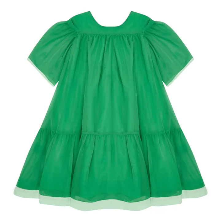 The Middle Daughter Robe Mousseline de Coton | Vert