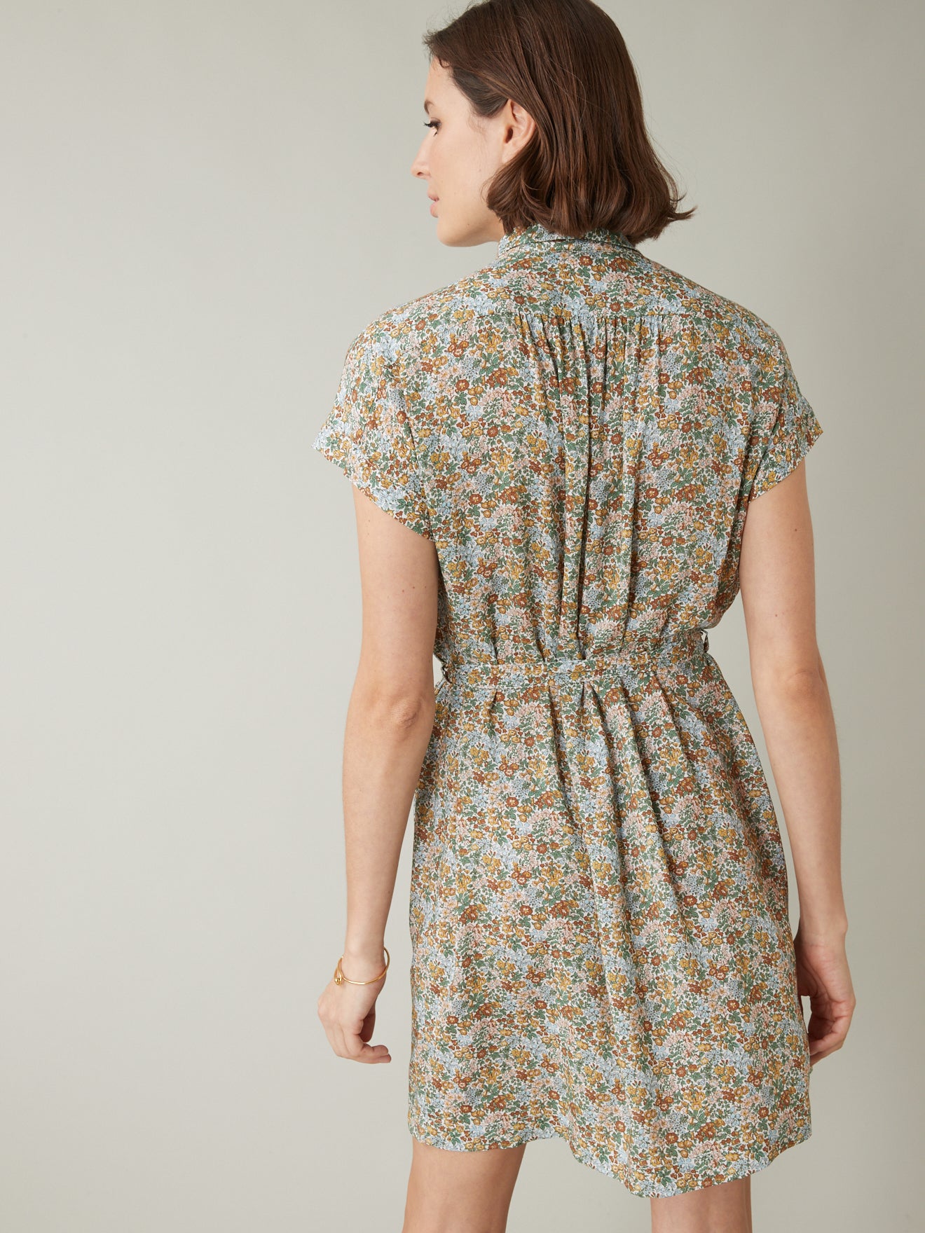 Robe col polo femme tissu Liberty - Limited Collection