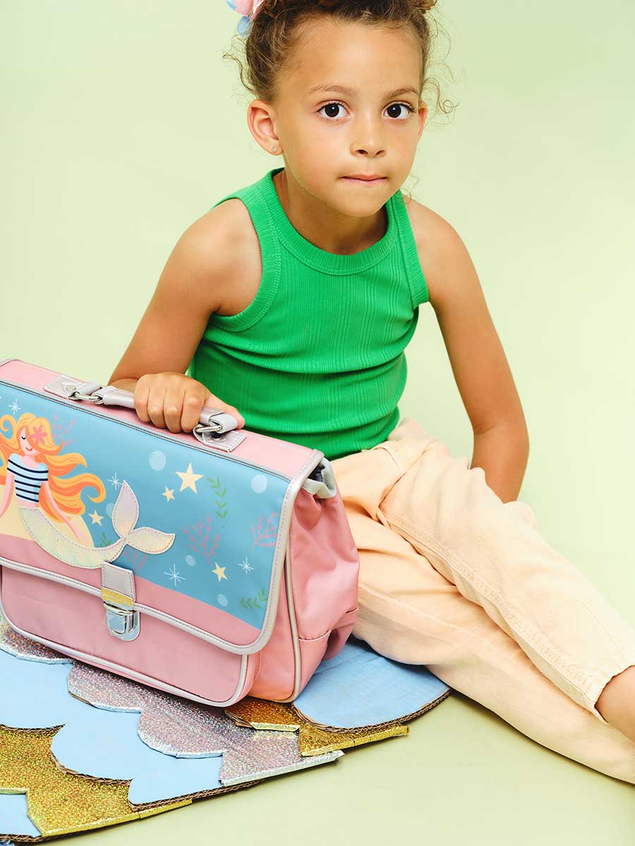 Mini cartable Caramel & cie Jolie SirÀne 32 cm