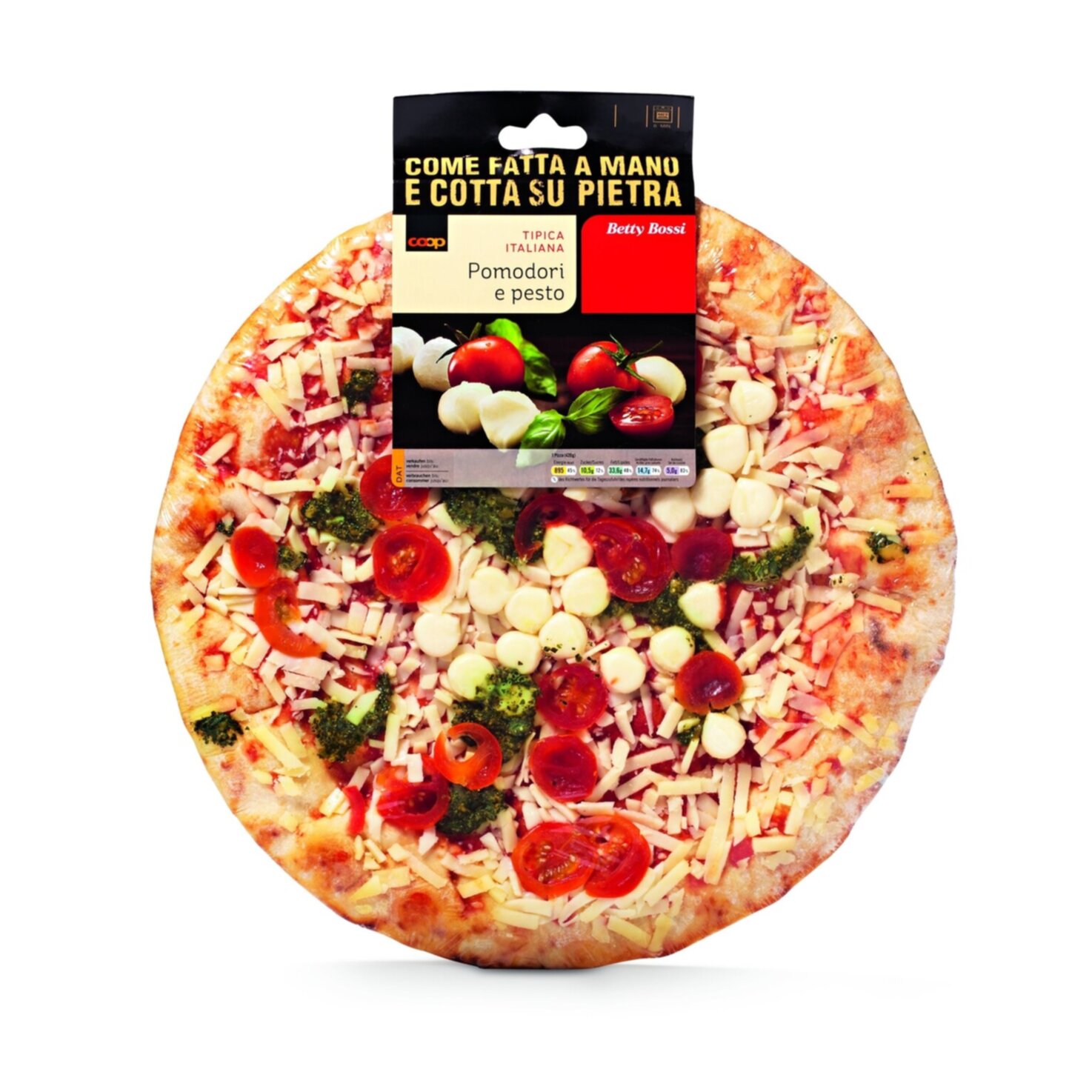 Betty Bossi Pizza Tomaten & Pesto