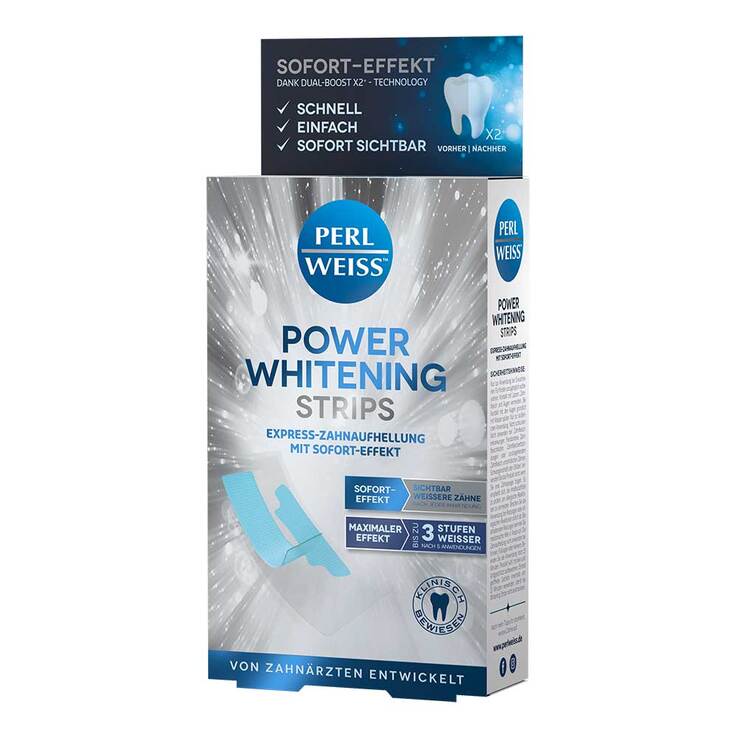 Perlweiss Power whitening Strips, 5X2 St