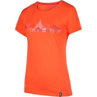 La Sportiva Peaks T-Shirt Cherry Tomato Damen