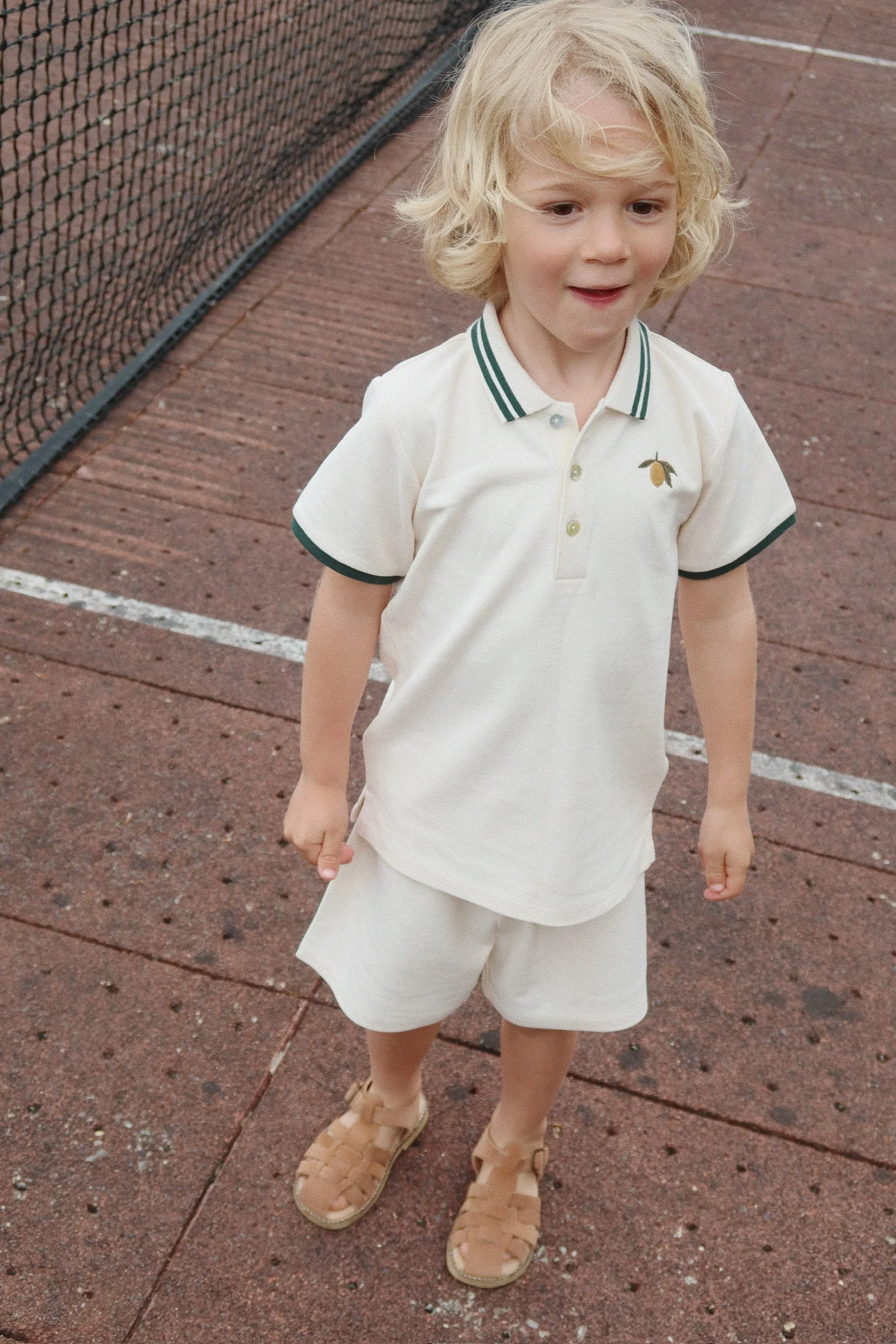 Florian polo - antique white - 12M