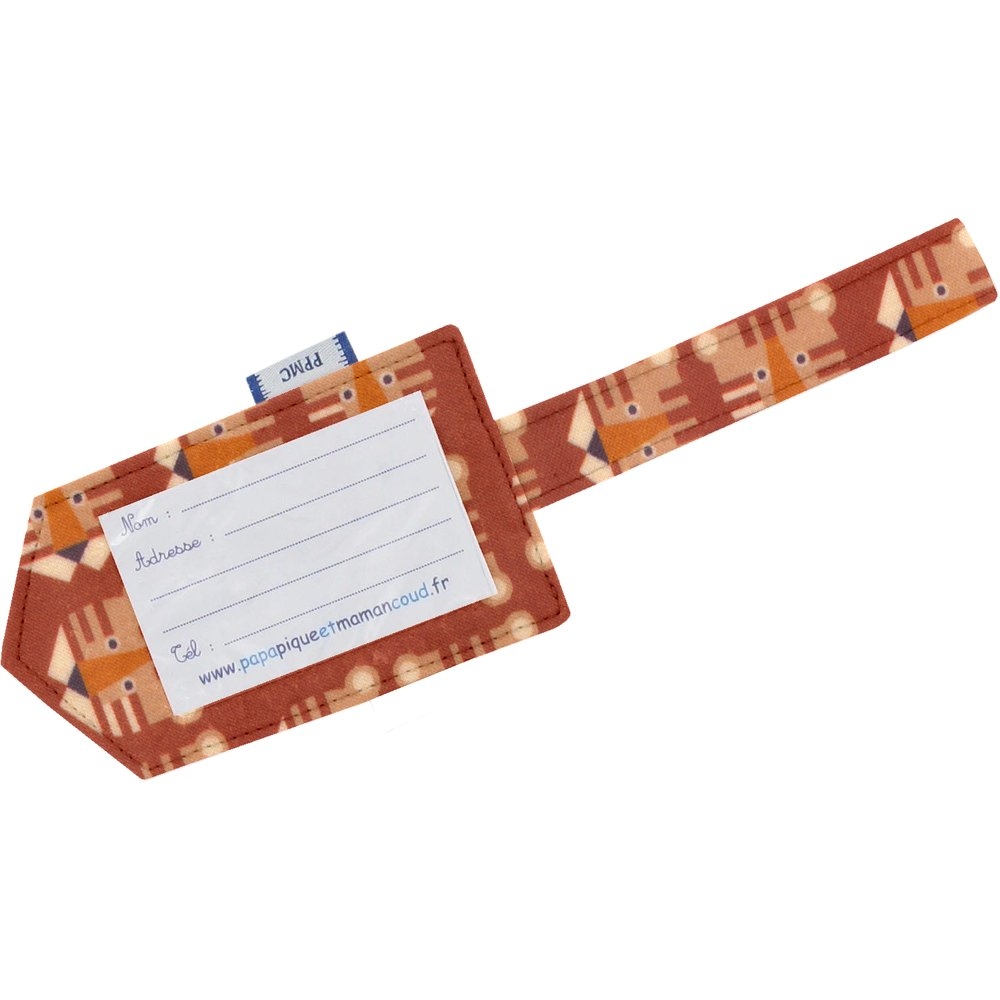 Etiquette Bagage Géotigre