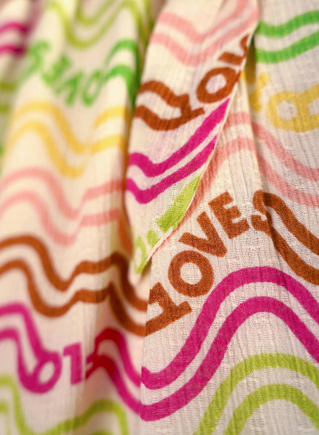 Like Flo rok met all over print en ceintuur multicolor