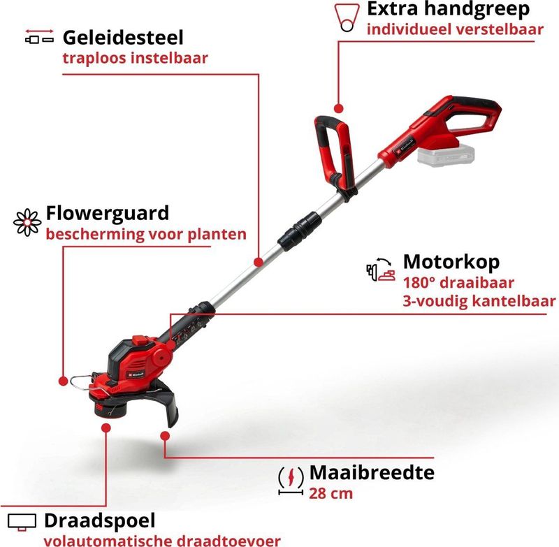 Einhell GE-CT 18/28 Accu Grastrimmer (body) 18V Li-ion