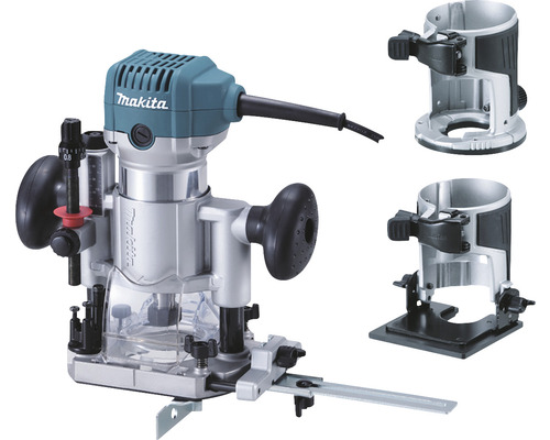Makita RT0700CX2J Eenhandsfrees / Kantenfrees + Trimmer 710 W incl. MAKPAC 4