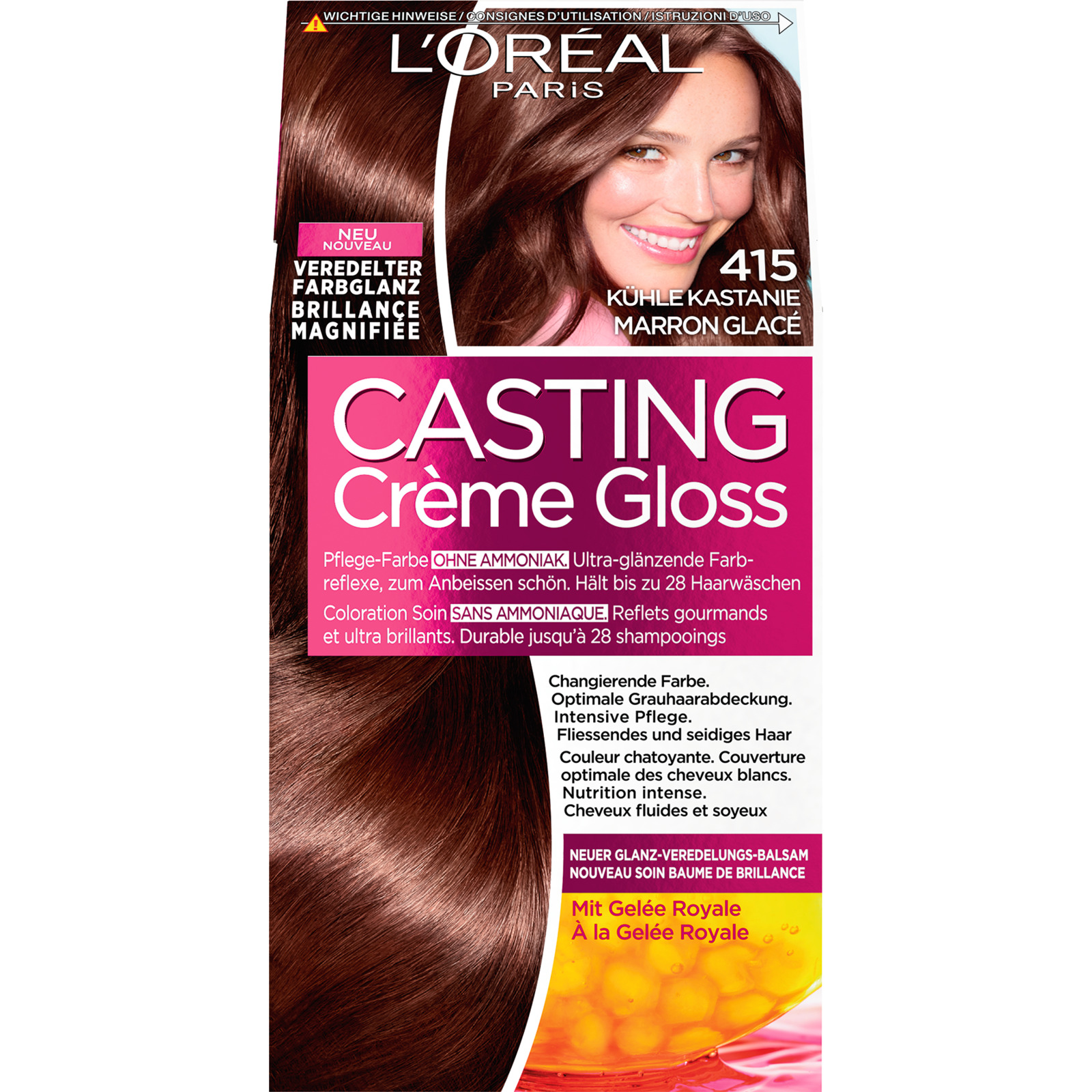 L'Oréal Casting Crème Gloss kühle Kastanie 415