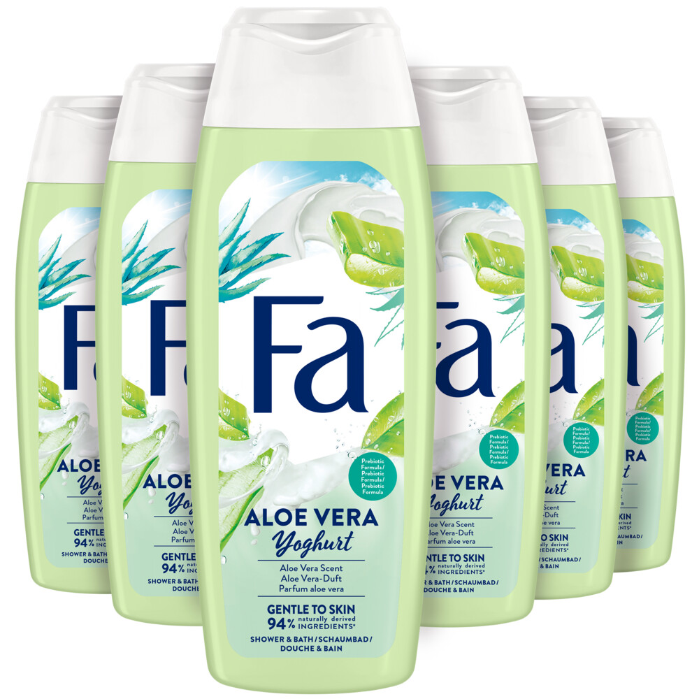 6x Fa Douchegel Yoghurt Aloe Vera250 ml