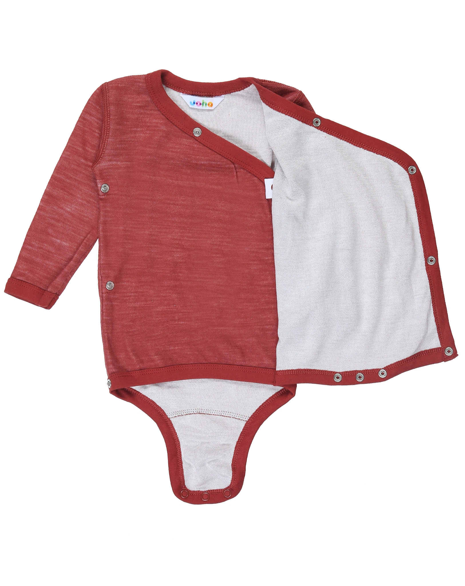 Wickel-Langarmbody 4038 TREES in chili red