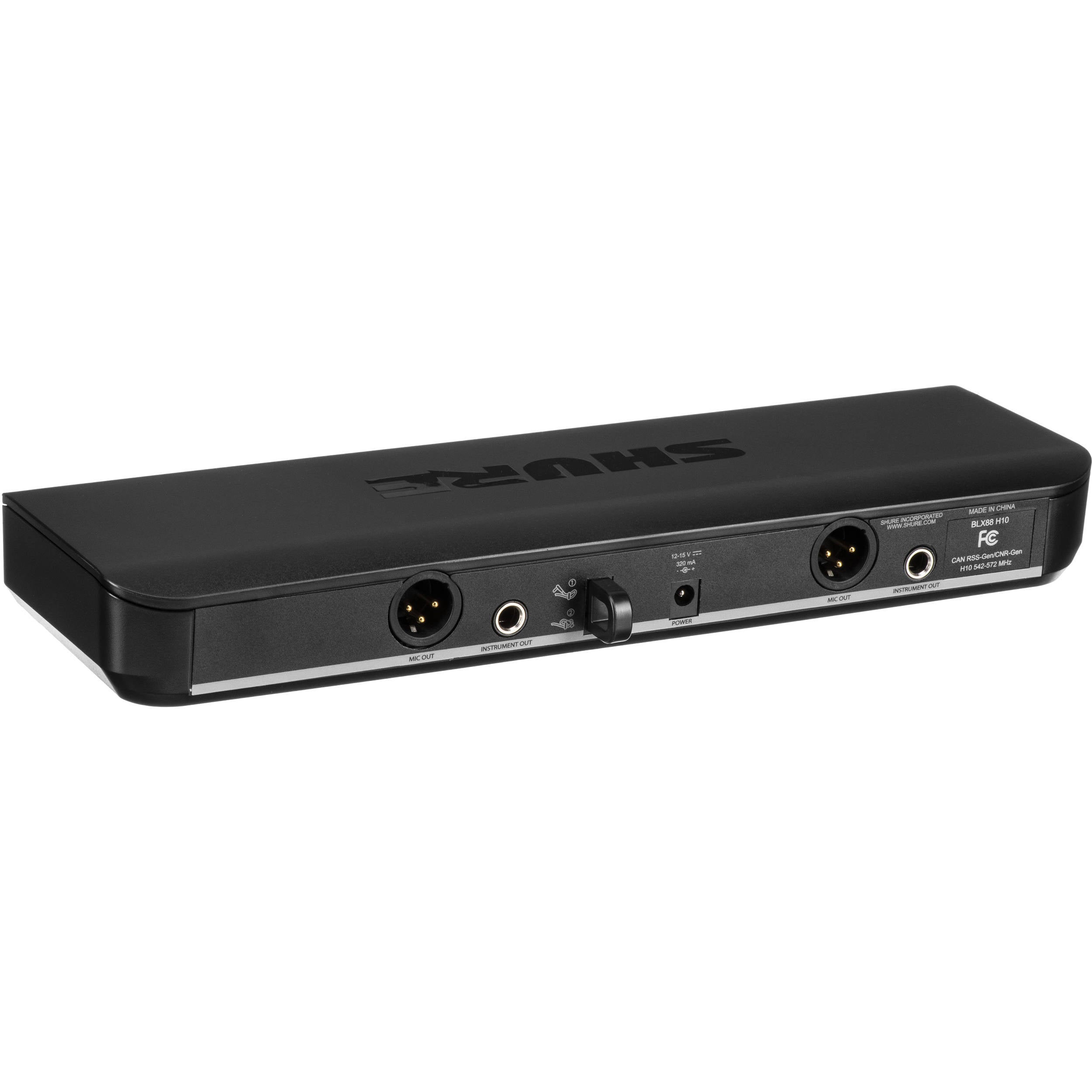 Shure BLX288E/PG58-H8E draadloos handheld systeem (518-542 MHz)
