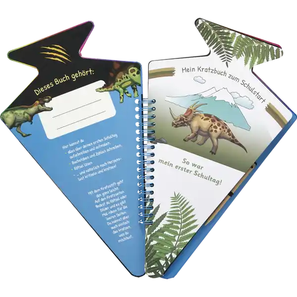 Schultüten Kratzbücher Dinos