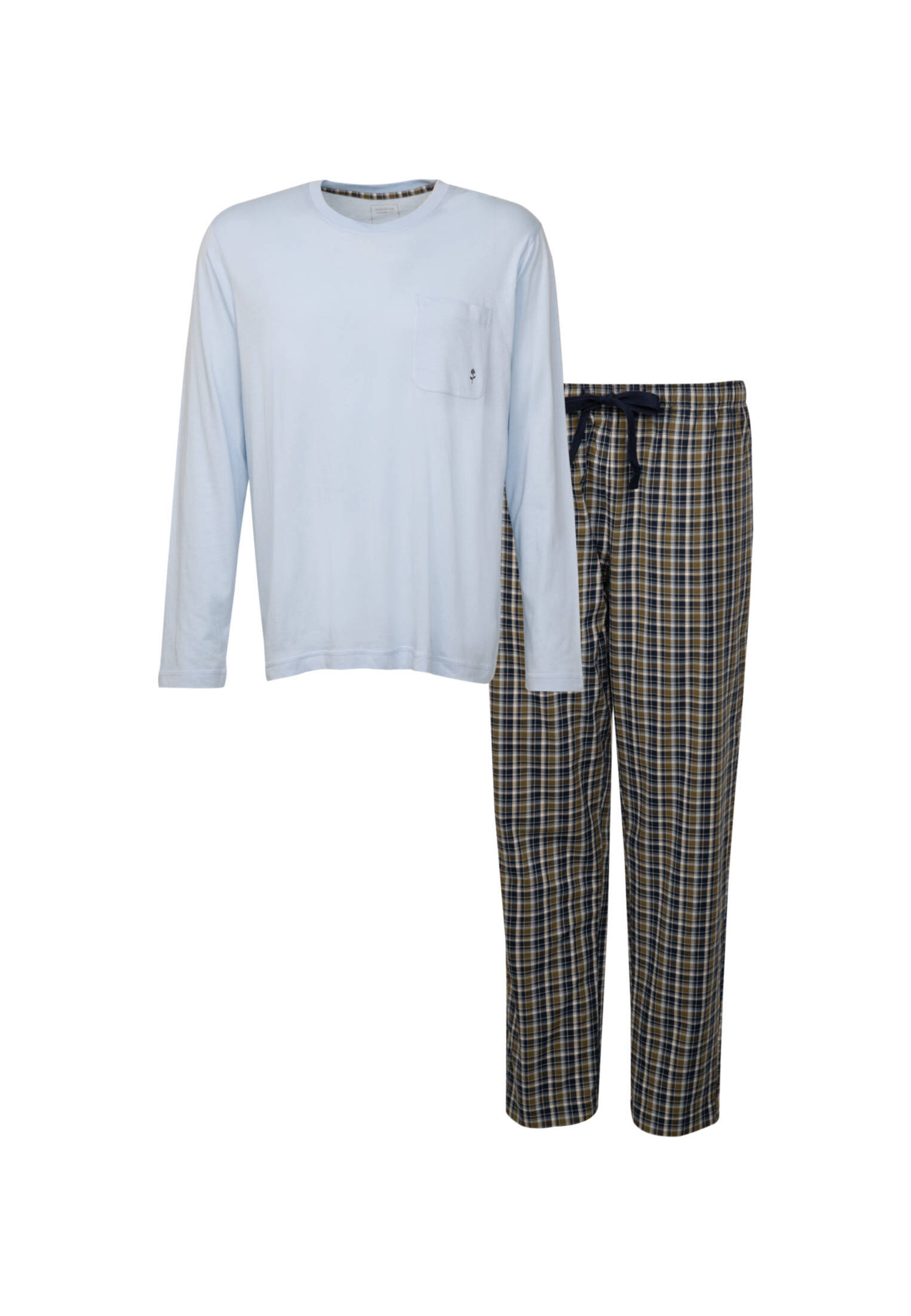 Seidensticker| Herren Pyjama Schwarze Rose