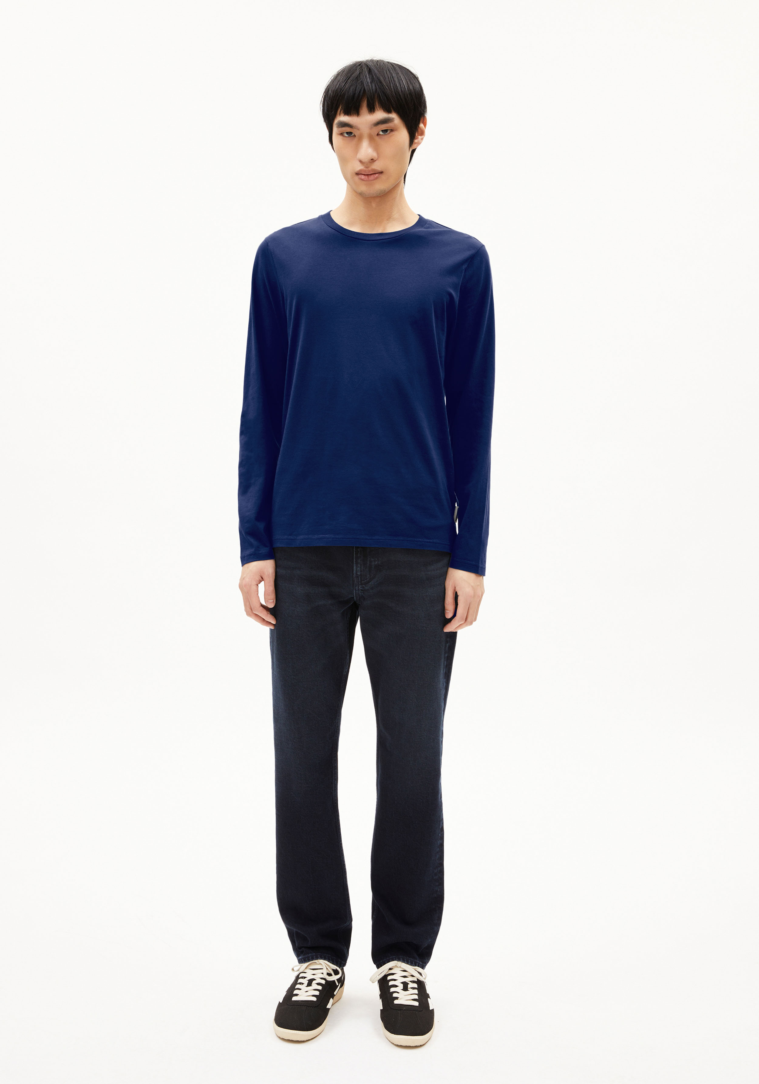 Armedangels Longsleeve Jaames Blue Noon