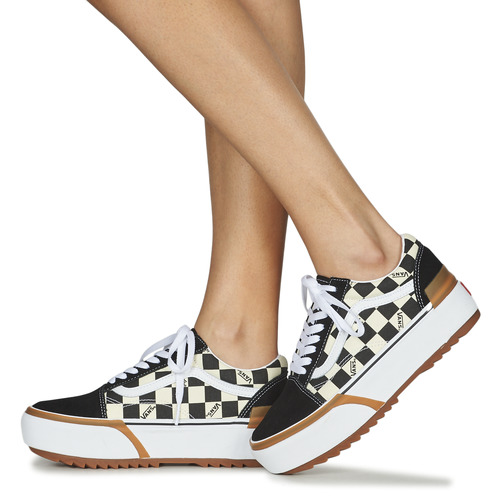 Vans - OLD SKOOL STACKED - Noir / Blanc