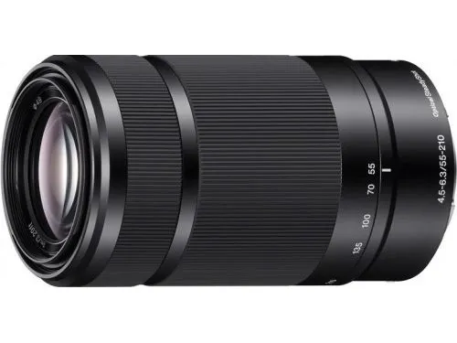 Sony SEL55210 - Telefoto zoom objektiv - 55 mm - 210 mm - f/4.5-6.3 OSS - Sony E-mount - for Cinema Line; a VLOGCAM; a1; a1 II; a6700; a7 IV; a7C; a7C II; a7CR; a7R V; a7s III; a9 III