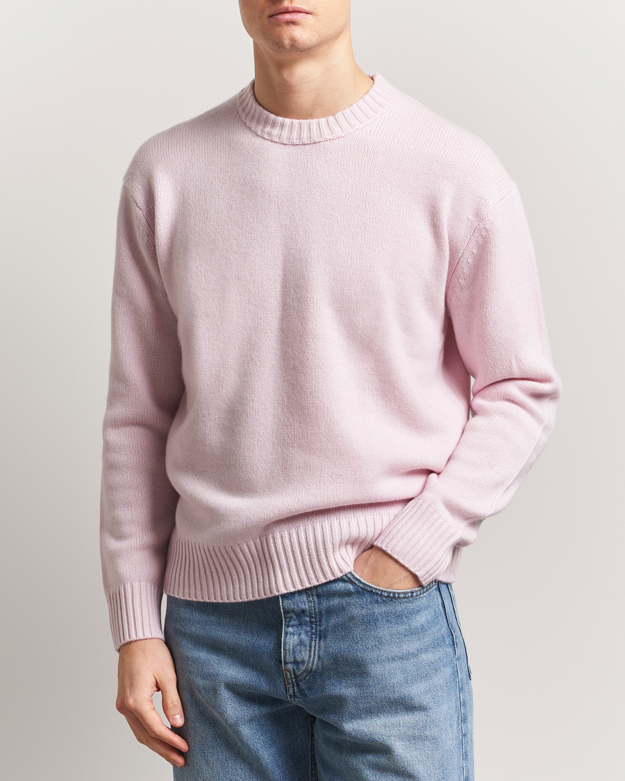 FRAME Cashmere Crewneck Light Pink